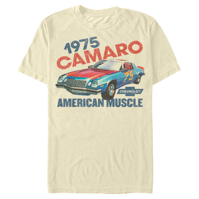 fifth sun Men's General Motors Retro 1975 Camaro American Muscle T-Shirt