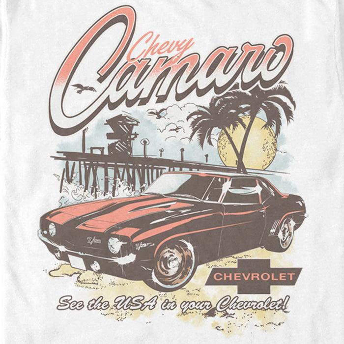 Fifth Sun Men's General Motors See The USA In Your Chevrolet Camaro T-Shirt