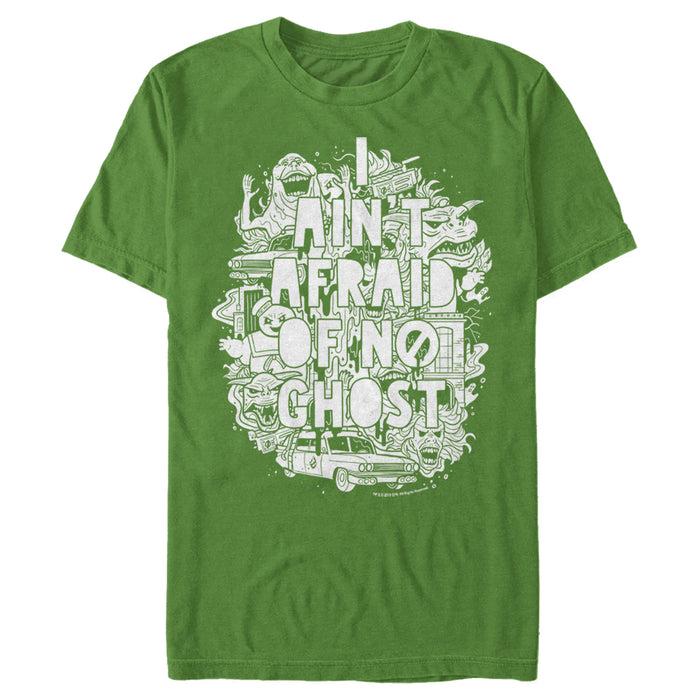 Fifth Sun Men's Ghostbusters Ain't Afraid Ghost Collage T-Shirt