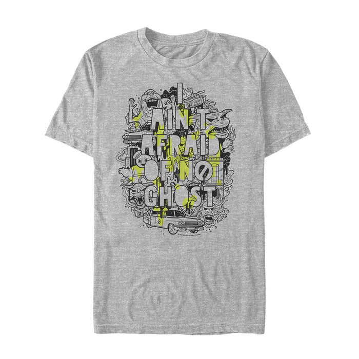 fifth sun Men's Ghostbusters Ain't Afraid of No Ghost Collage T-Shirt