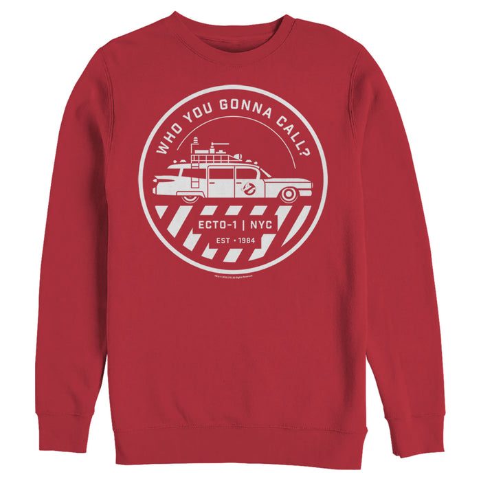 Fifth Sun Men's Ghostbusters Ecto-1 Wagon Logo Sweatshirt