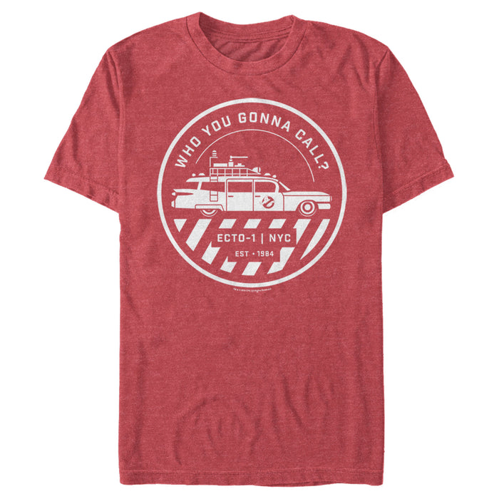 Fifth Sun Men's Ghostbusters Ecto-1 Wagon Logo T-Shirt