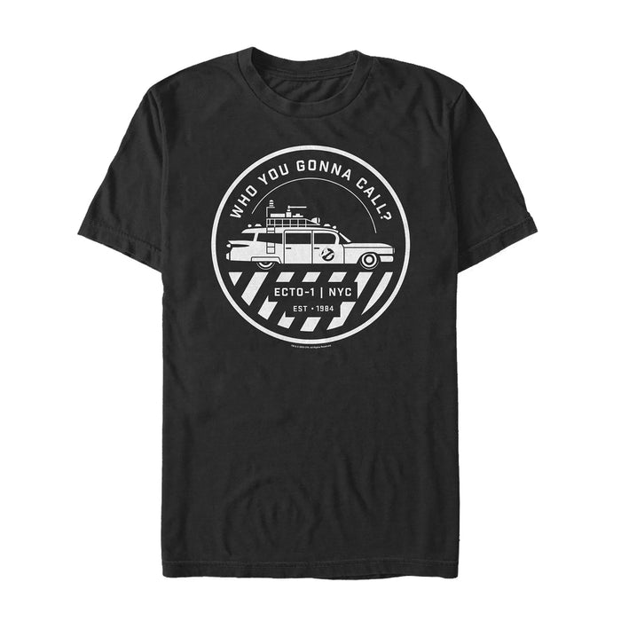 fifth sun Men's Ghostbusters Ecto-1 Wagon Logo T-Shirt