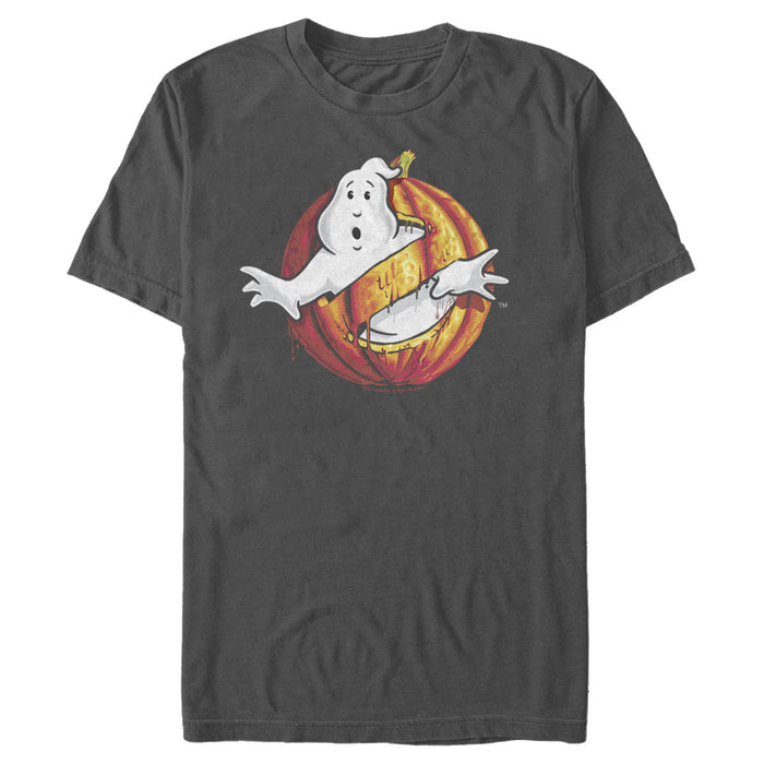 Fifth Sun Men's Ghostbusters Halloween Pumpkin Logo T-Shirt