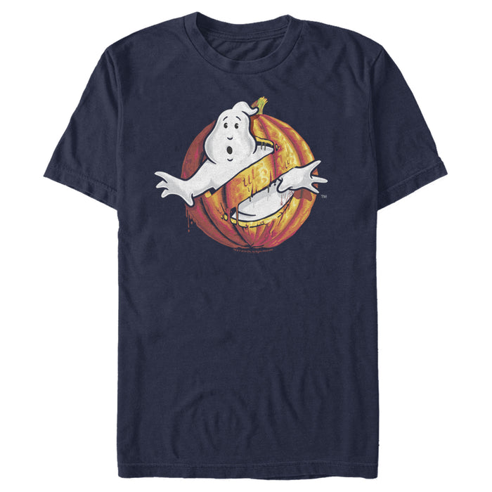 Fifth Sun Men's Ghostbusters Halloween Pumpkin Logo T-Shirt