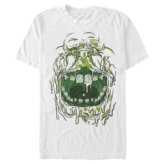 Fifth Sun Men's Ghostbusters Slimer Drip Face T-Shirt
