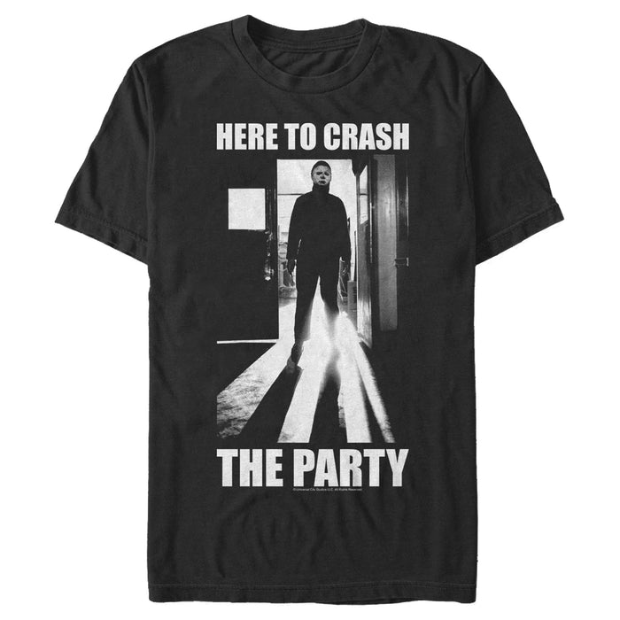 fifth sun Men's Halloween II Michael Myers Crash the Party T-Shirt