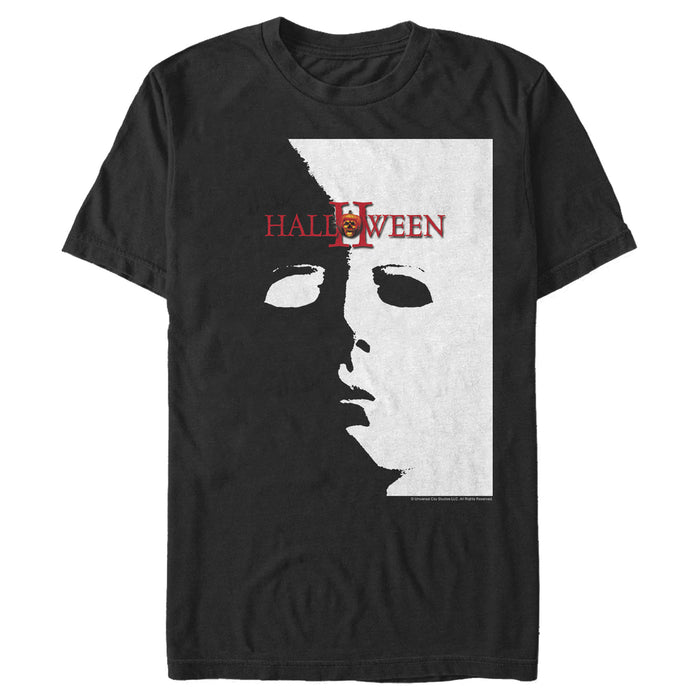 fifth sun Men's Halloween II Michael Myers Mask Poster T-Shirt