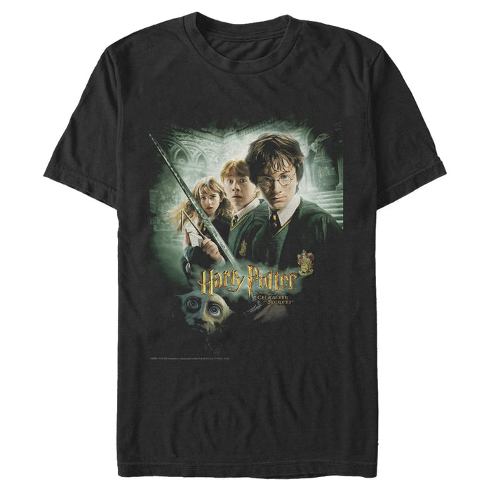 fifth sun Men's Harry Potter Chamber of Secrets Poster T-Shirt