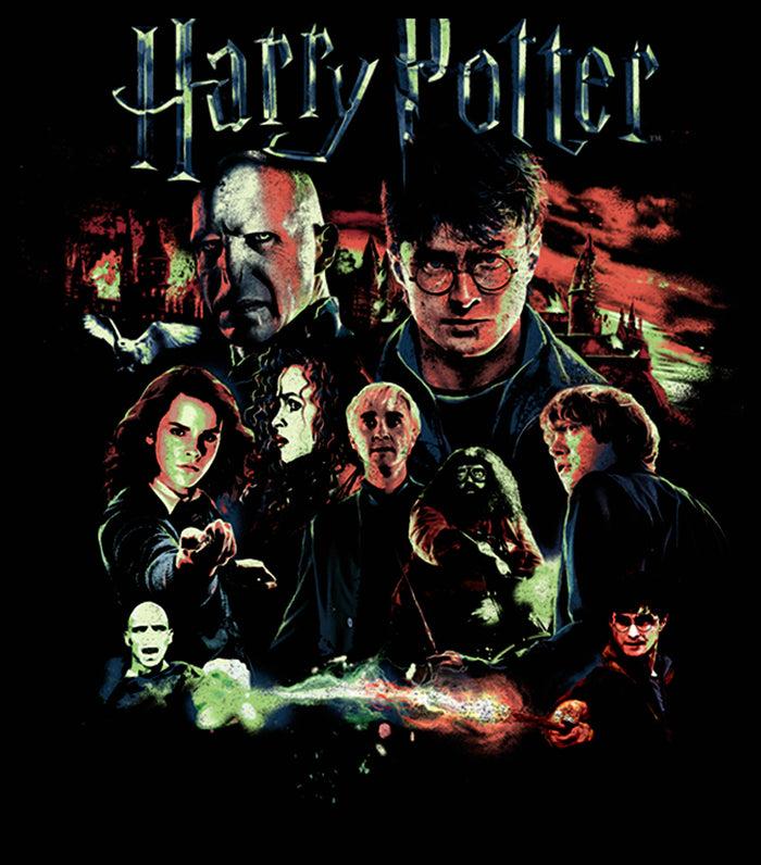 Fifth Sun Men's Harry Potter Character Group Shot T-Shirt