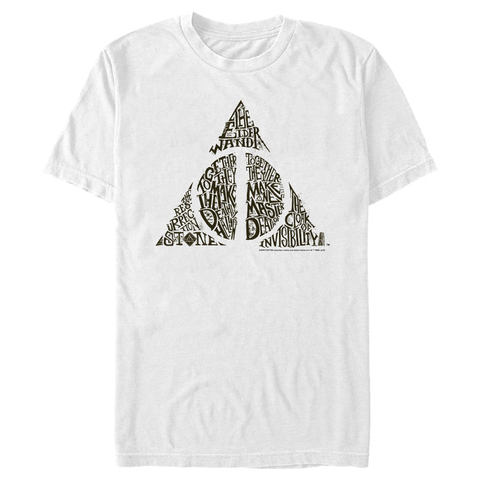 fifth sun Men's Harry Potter Deathly Hallows Secrets T-Shirt