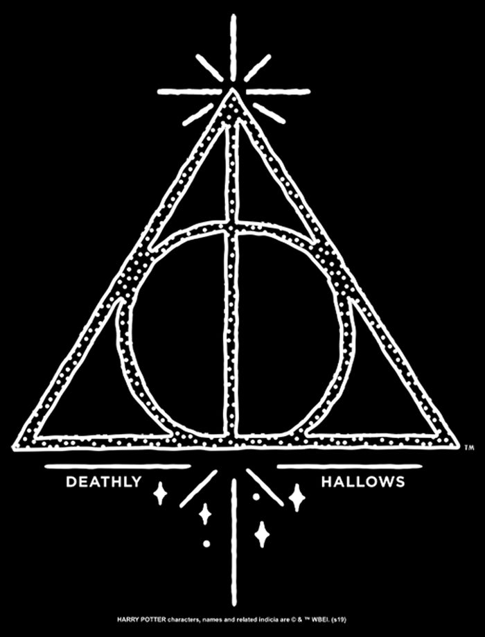 Fifth Sun Men's Harry Potter Deathly Hallows Symbol T-Shirt