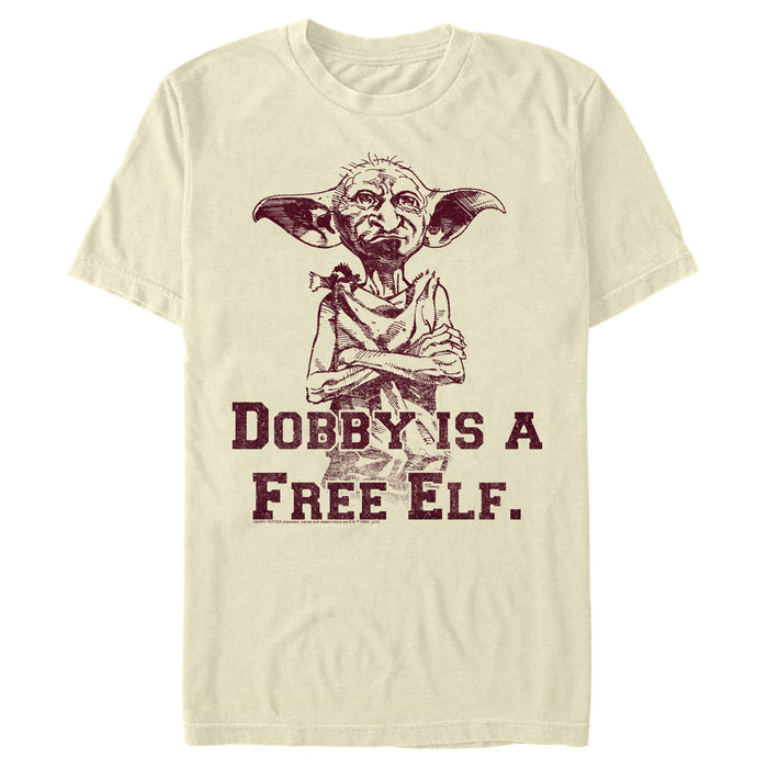 fifth sun Men's Harry Potter Dobby is a Free Elf T-Shirt