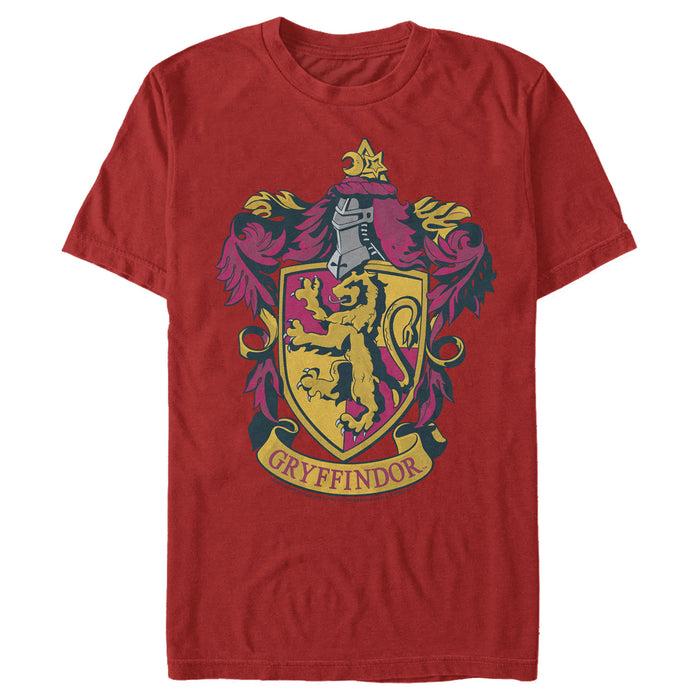 fifth sun Men's Harry Potter Gryffindor Ornate Crest T-Shirt