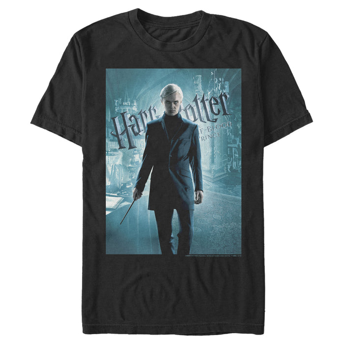 fifth sun Men's Harry Potter Half-Blood Prince Draco Poster T-Shirt