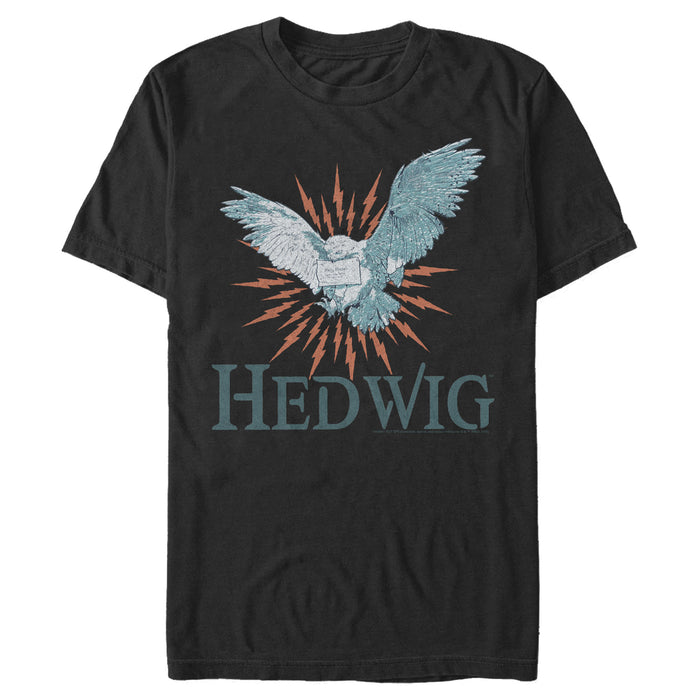 Fifth Sun Men's Harry Potter Hedwig Owl Flight T-Shirt