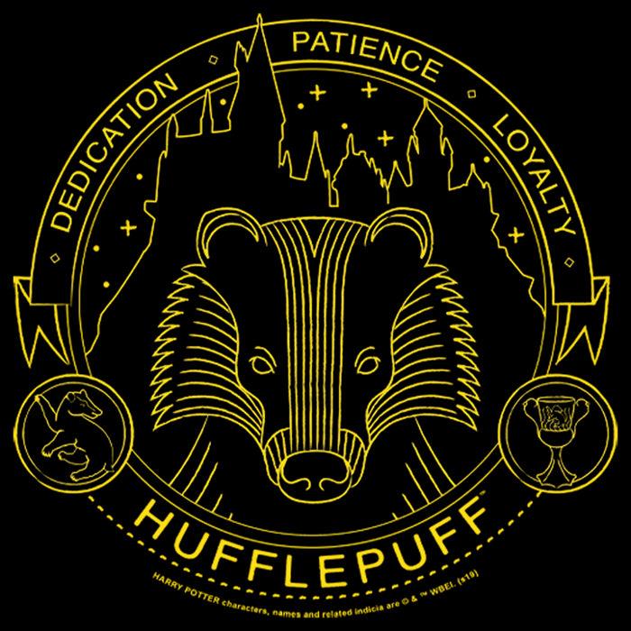 Fifth Sun Men's Harry Potter Hufflepuff House Emblem T-Shirt