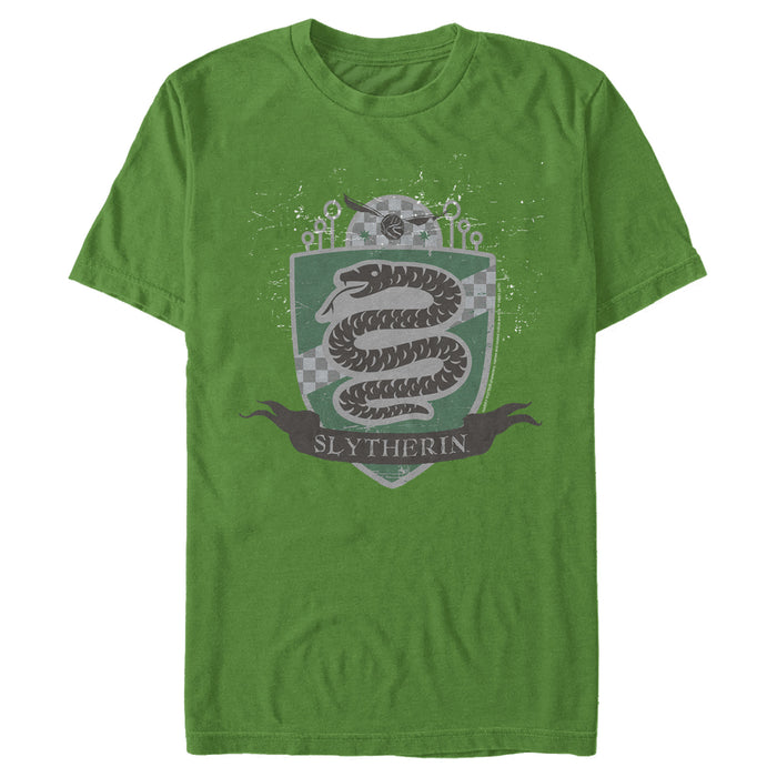 fifth sun Men's Harry Potter Slytherin House Shield T-Shirt