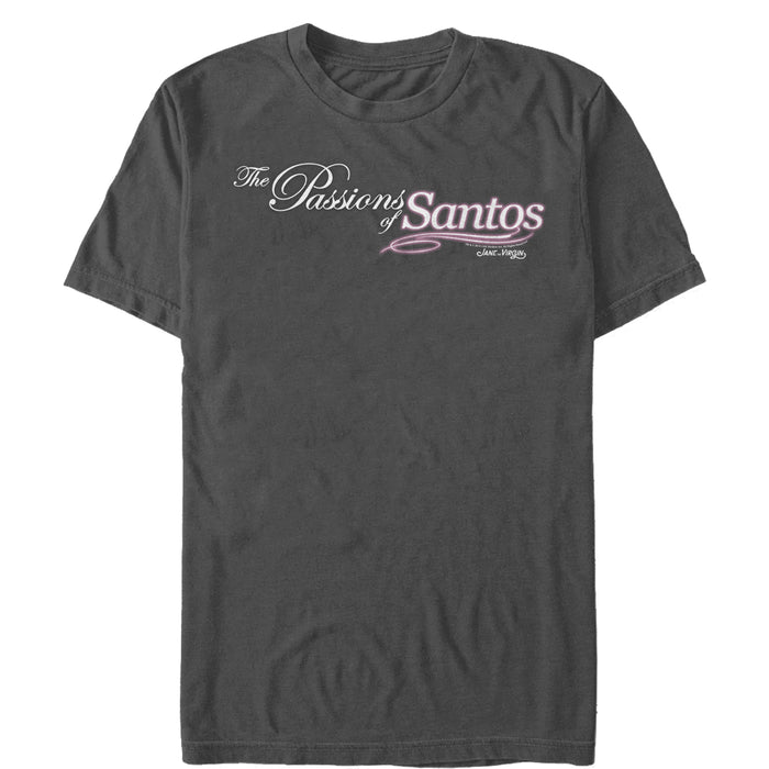 fifth sun Men's Jane the Virgin The Passion of Santos Logo T-Shirt