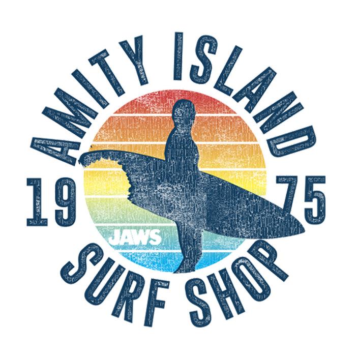 Fifth Sun Men's Jaws Retro Amity Island Surf Shop Pull Over Hoodie
