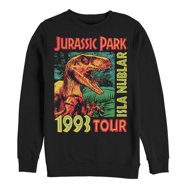 fifth sun Men's Jurassic Park Raptor '9Isla Nublar Tour Sweatshirt