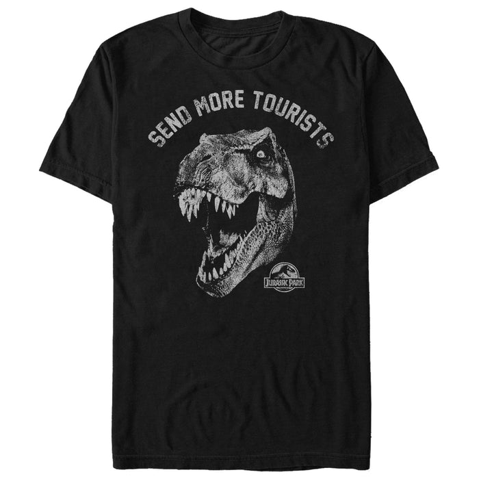 fifth sun Men's Jurassic Park Send More Tourists T-Shirt