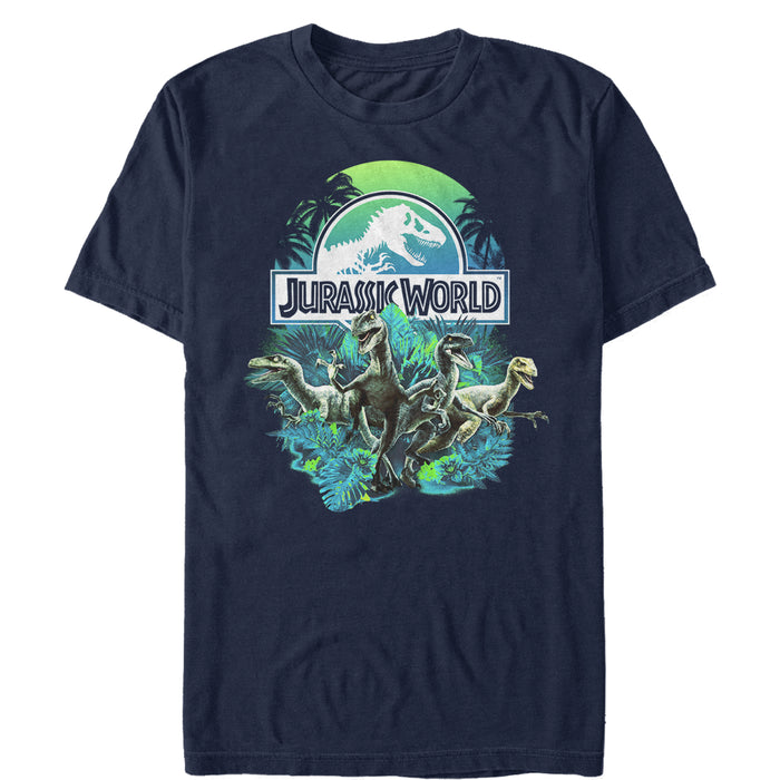 fifth sun Men's Jurassic World Dinosaur Nature Scene T-Shirt