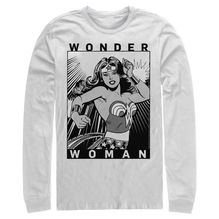 Fifth Sun Men's Justice League Comic Poster Long Sleeve Shirt