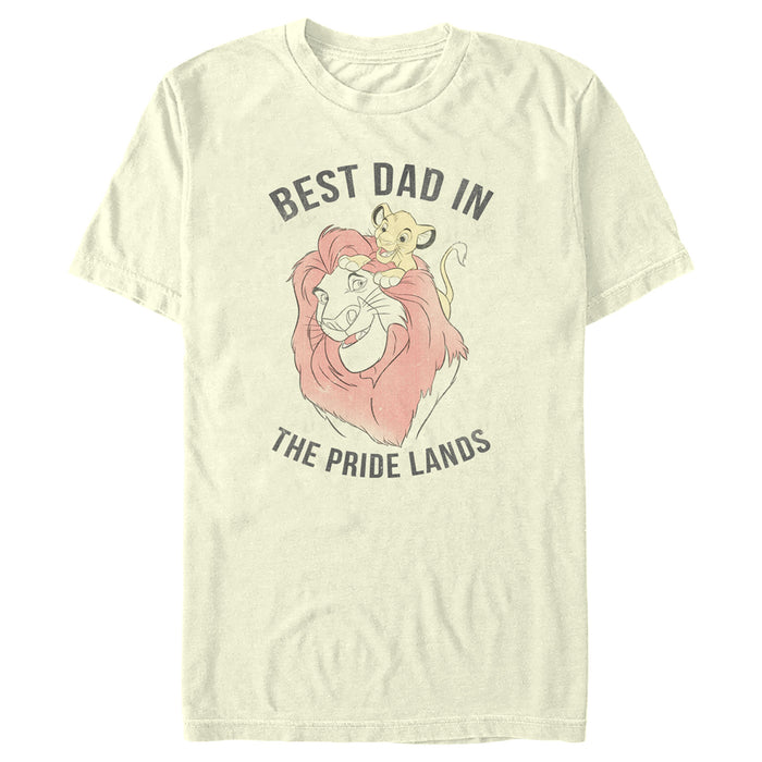 Fifth Sun Men's Lion King Best Dad In Pride Land T-Shirt