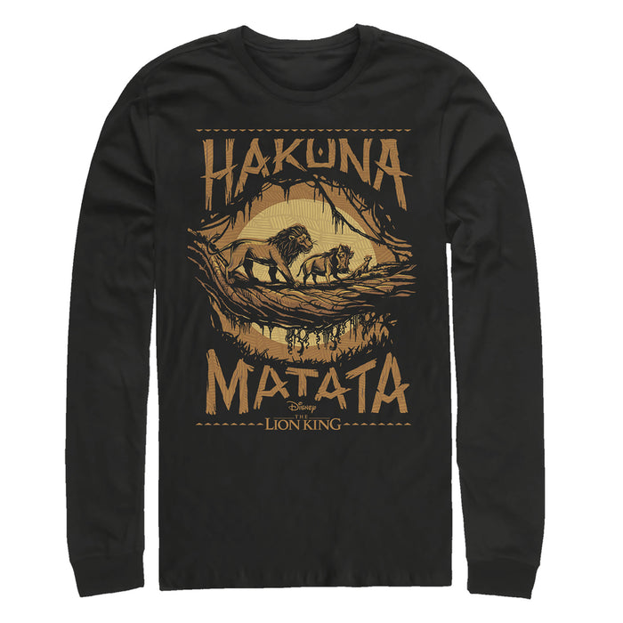 fifth sun Men's Lion King Hakuna Matata Jungle Trio Long Sleeve Shirt fifth sun Men's Lion King Hakuna Matata Jungle Trio Long Sleeve Shirt