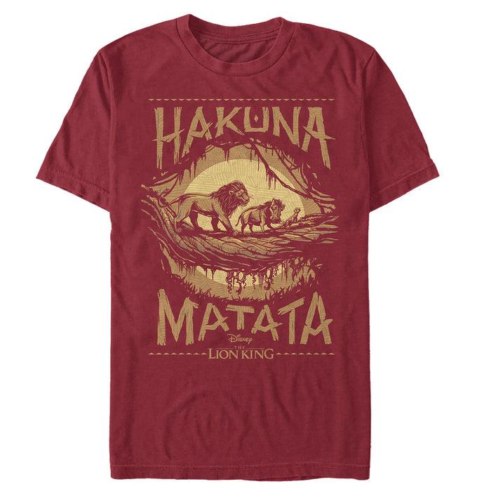 fifth sun Men's Lion King Hakuna Matata Jungle Trio T-Shirt