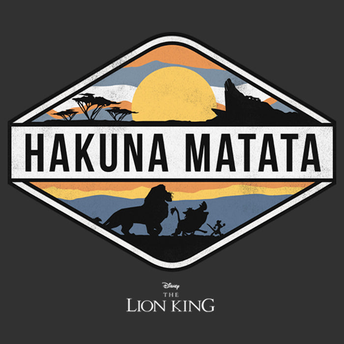 Fifth Sun Men's Lion King Hakuna Matata National Park Emblem T-Shirt