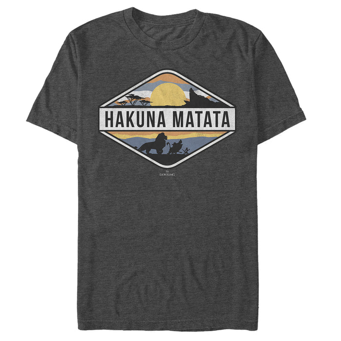 fifth sun Men's Lion King Hakuna Matata National Park Emblem T-Shirt
