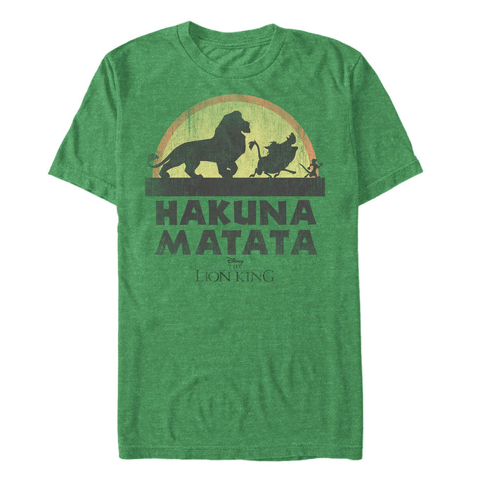 fifth sun Men's Lion King Hakuna Matata Sunset Strut T-Shirt