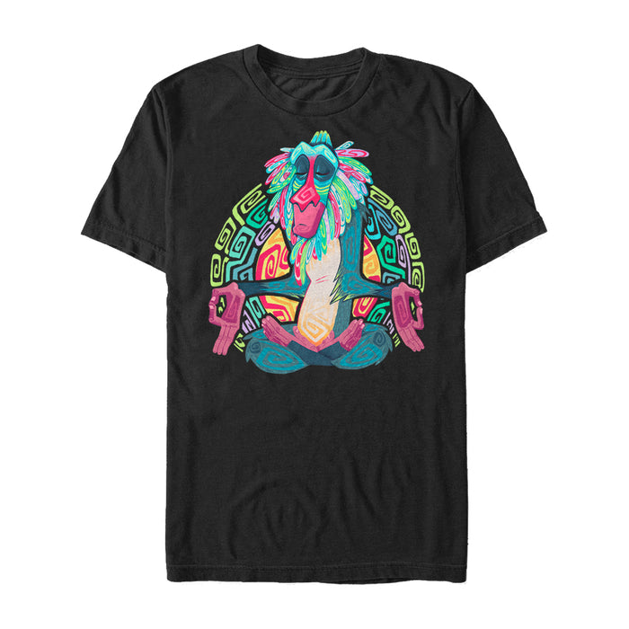 fifth sun Men's Lion King Rafiki Geometric Rainbow T-Shirt
