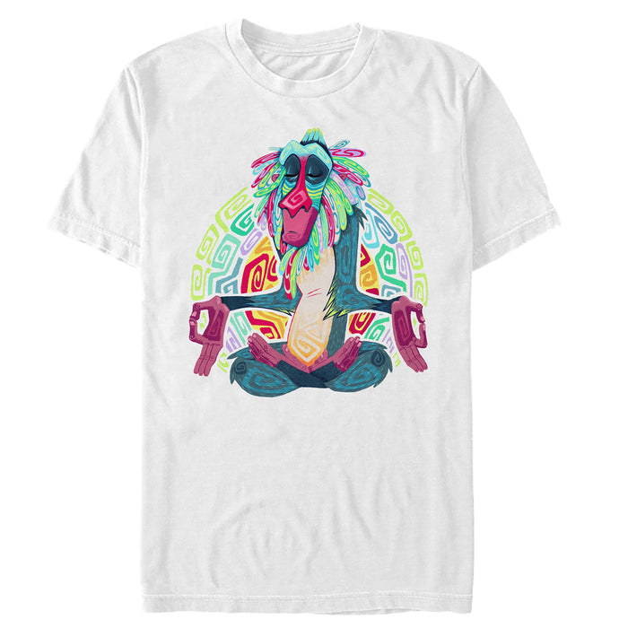 fifth sun Men's Lion King Rafiki Geometric Rainbow T-Shirt