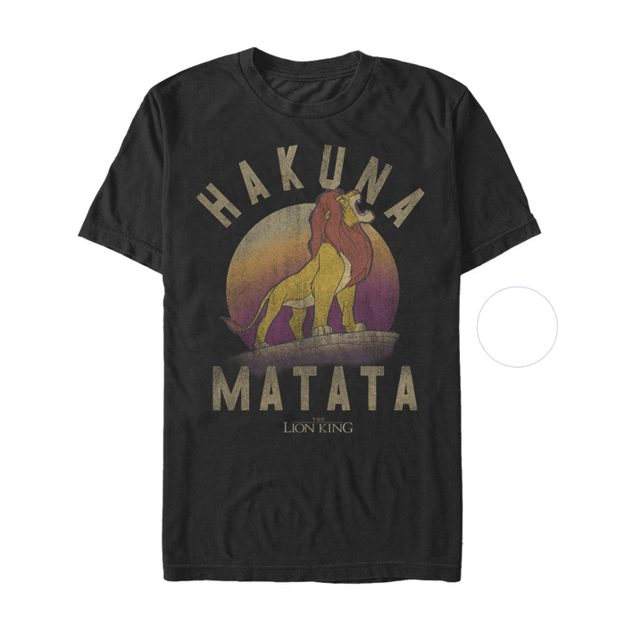 Fifth Sun Men's Lion King Simba Hakuna Matata T-Shirt