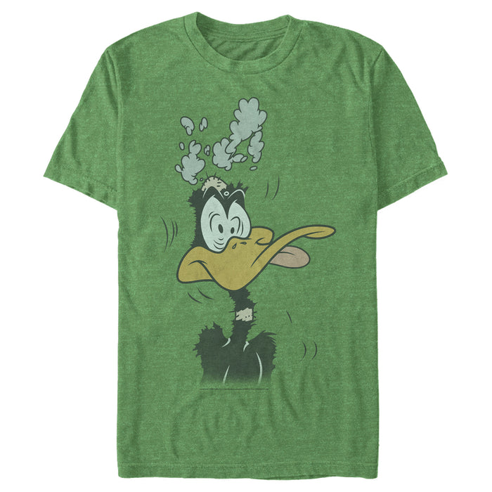 fifth sun Men's Looney Tunes Daffy Duck Overthinking T-Shirt