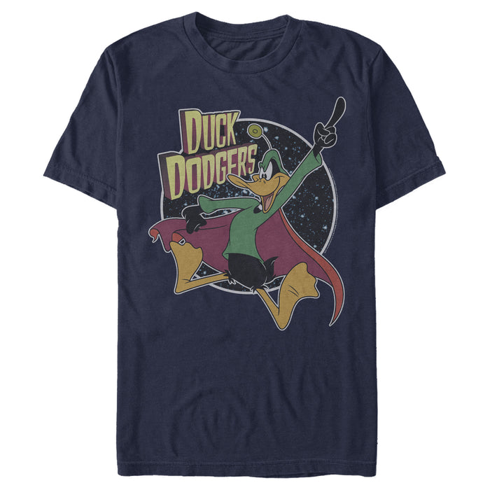 fifth sun Men's Looney Tunes Duck Dodgers in Space T-Shirt