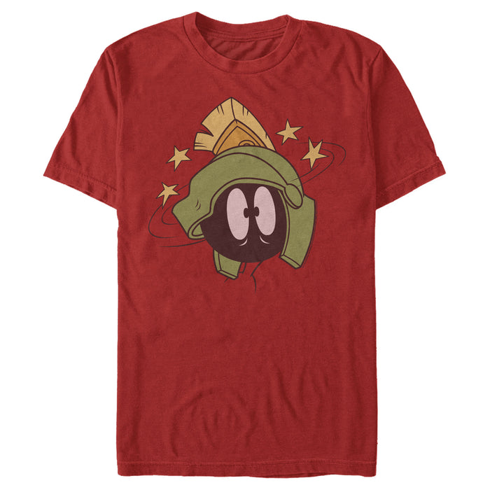 fifth sun Men's Looney Tunes Marvin the Martian Head Spin T-Shirt
