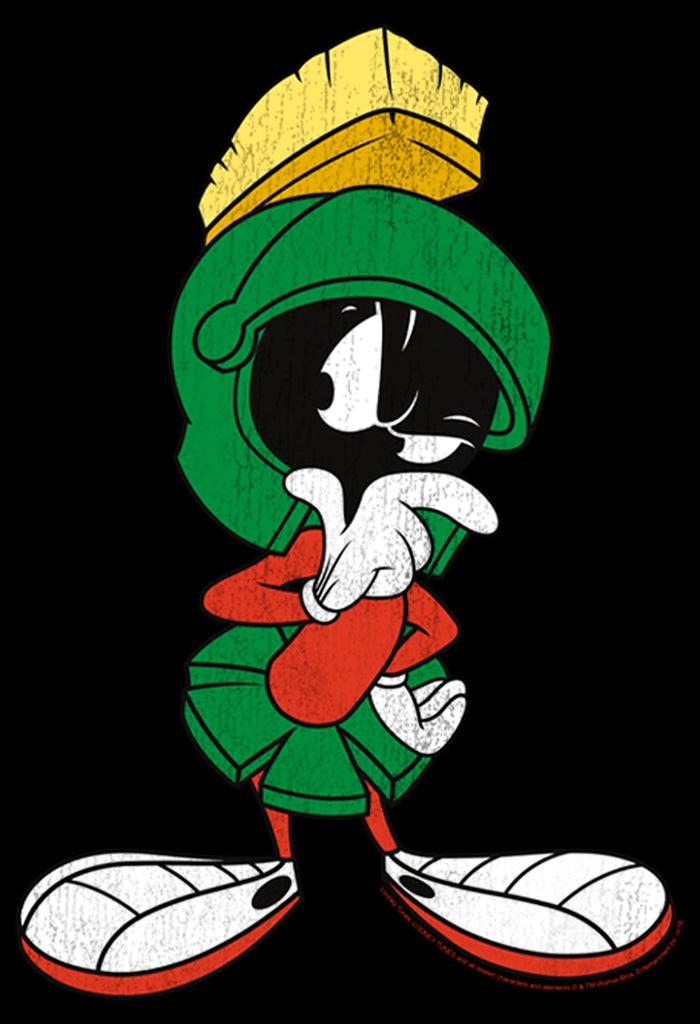 Fifth Sun Men's Looney Tunes Marvin The Martian Thinking T-Shirt