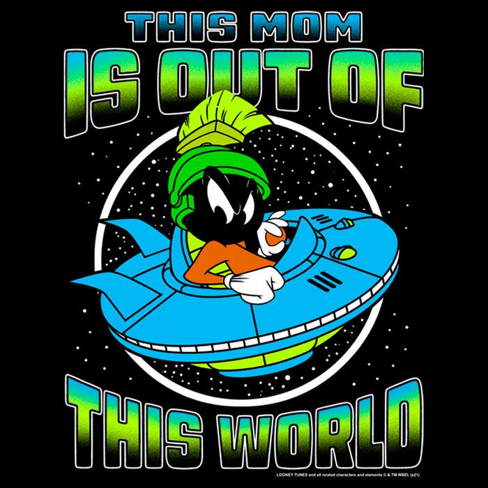 Fifth Sun Men's Looney Tunes Mother's Day Marvin The Martian This Mom Is Out Of This World T-Shirt