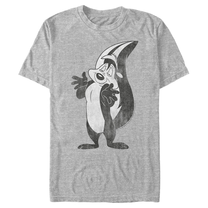 fifth sun Men's Looney Tunes Pepe Le Pew Retro T-Shirt