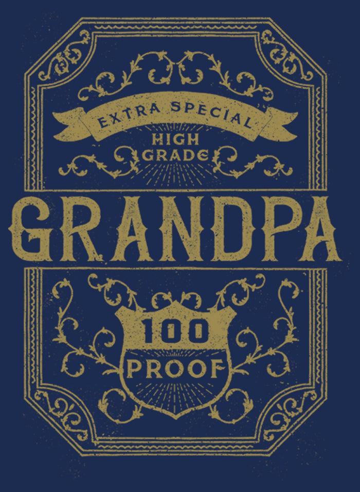 Fifth Sun Men's Lost Gods 100 Proof Grandpa T-Shirt