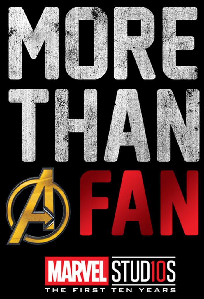 Fifth Sun Men's Marvel 10th Anniversary More Than A Fan Pull Over Hoodie