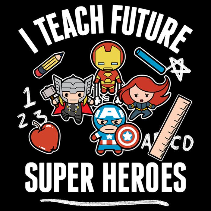 Fifth Sun Men's Marvel Avengers Classic I Teach Super Heroes T-Shirt