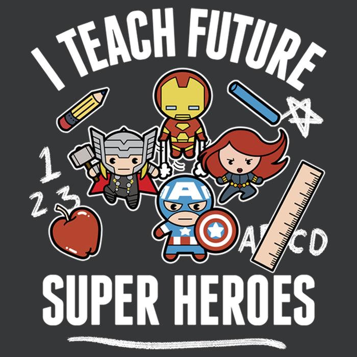 Fifth Sun Men's Marvel Avengers Classic I Teach Super Heroes T-Shirt