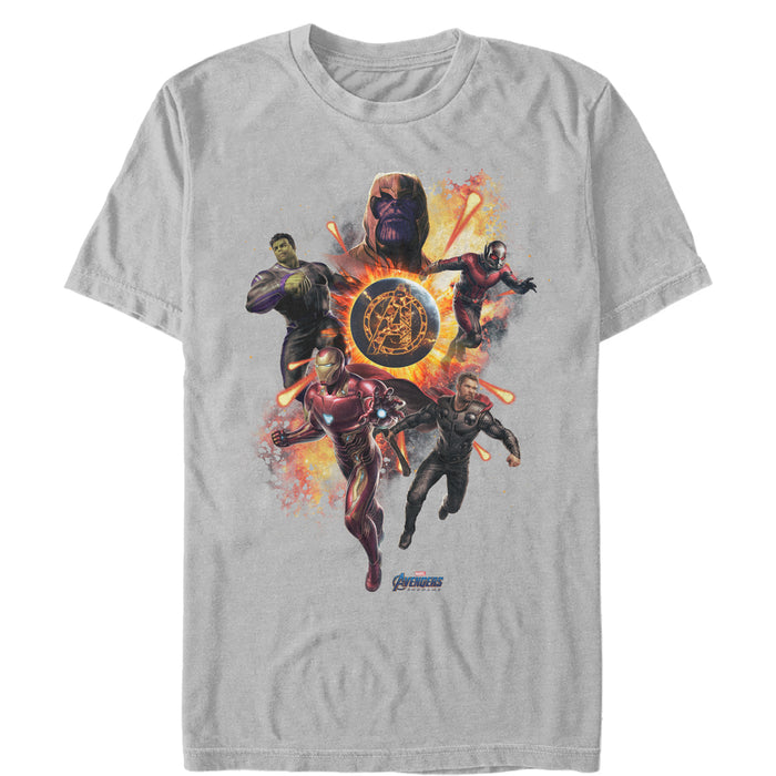 Fifth Sun Men's Marvel Avengers: Endgame Flame Logo T-Shirt