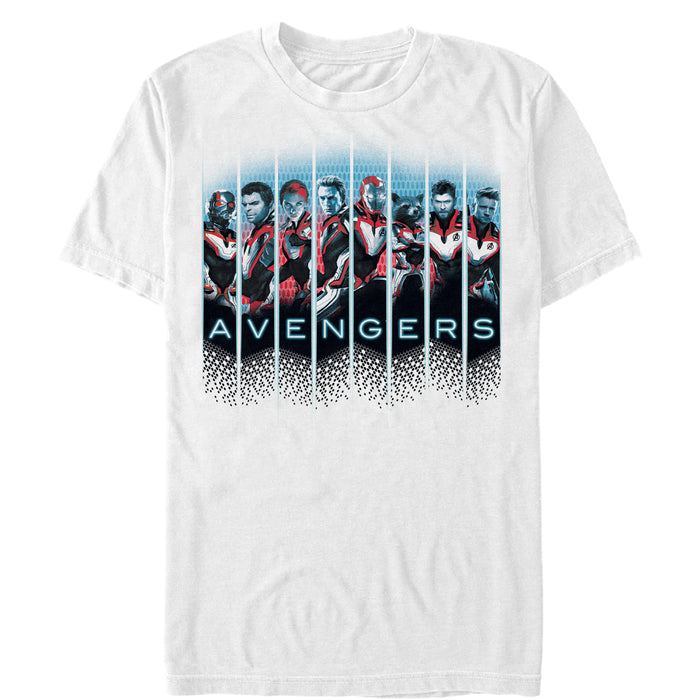 fifth sun Men's Marvel Avengers: Endgame Hero Panels T-Shirt