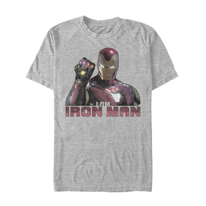 fifth sun Men's Marvel Avengers: Endgame I Am Iron Man T-Shirt